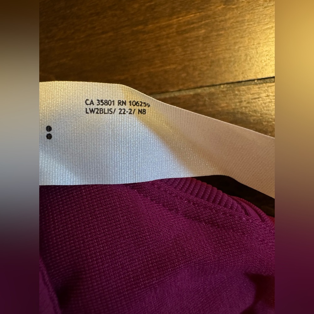 NWOT Lululemon Energy Bra Long Line Ribbed - Picture 8 of 9